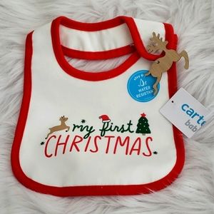 💋Baby's 1st Christmas Bib